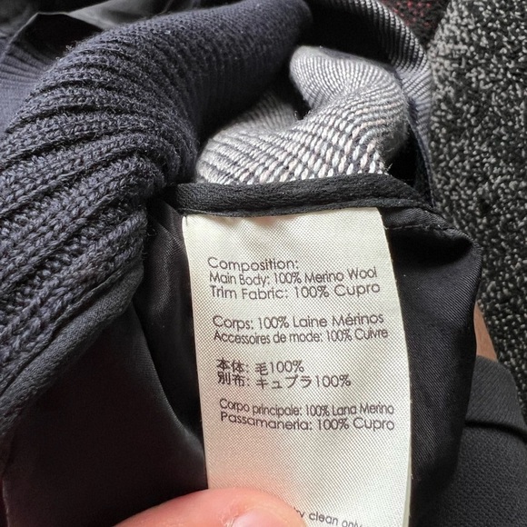 3.1 Phillip Lim Navy Wool Cinched Waist Sweater Mini Dress - Picture 6 of 6